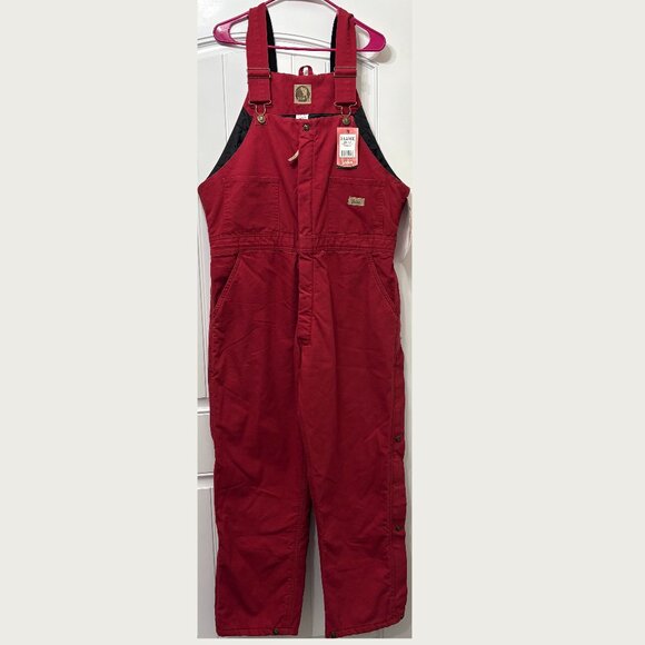 NWT Berne Women's Softstone Duck Insulated Bib Overalls - Picture 1 of 7